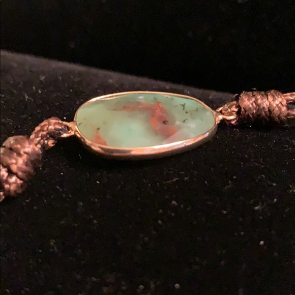 NEW Boho chalcedony leather wrap bracelet - Picture 4 of 4